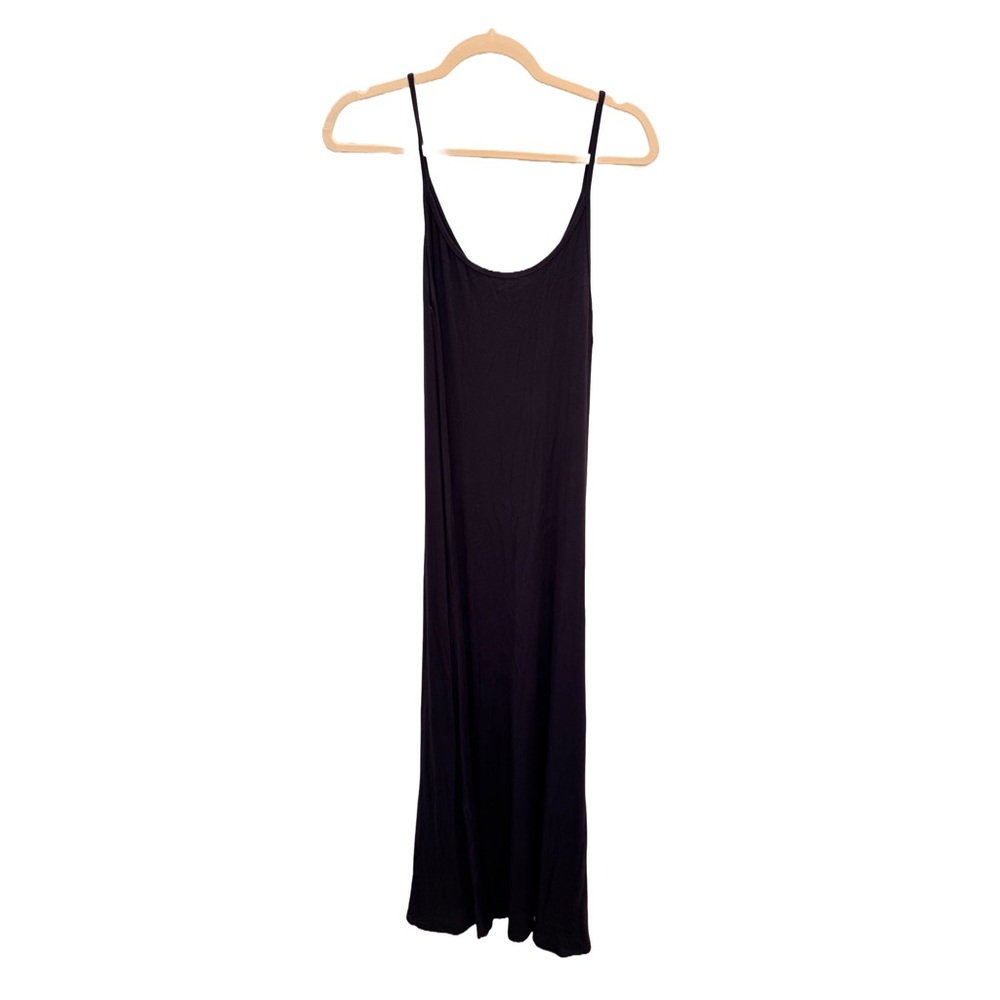 Michael Lauren Navy Spaghetti Strap  Knit Maxi Dress
